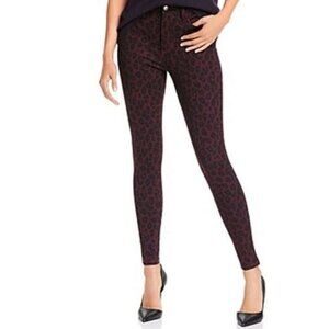 NWT Aqua Red Leopard Skinny‎ pant Size XS